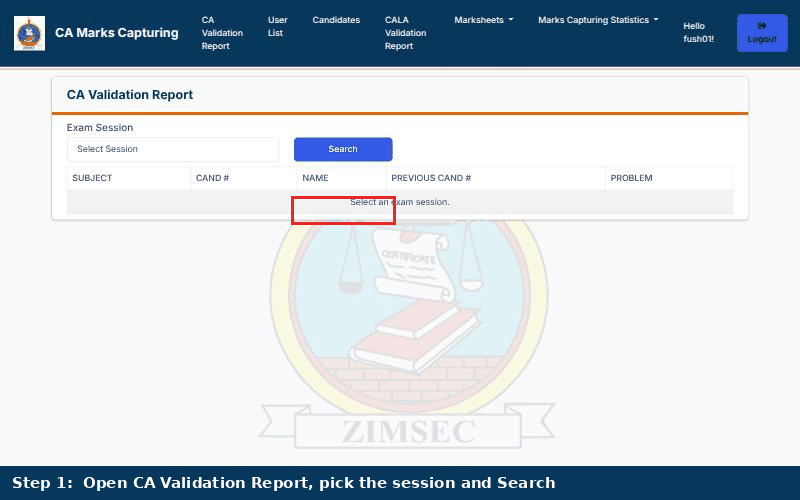 Animated walkthrough of the CA Validation Report with results, then the CALA Validation Report